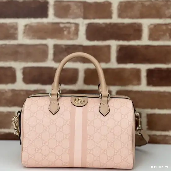 First bag ru TOP GUCCI HANDLE GG BAG SMALL OPHIDIA 0525